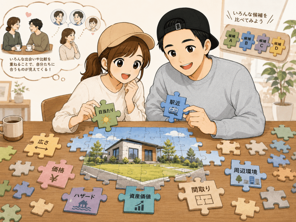 土地探しは婚活と同じ